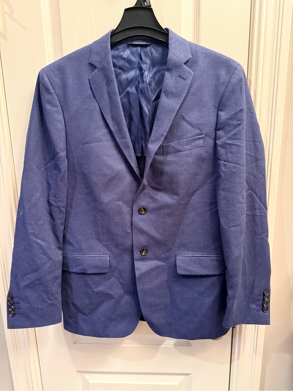 Ralph- Ralph Lauren Classic Men's Navy Blue Blazer Two-ButtonJacket. Size 40 R
